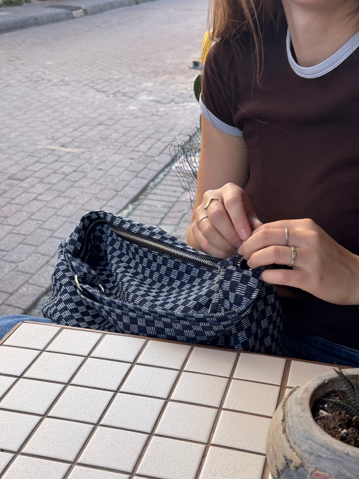 Jeanstasche SQUARES