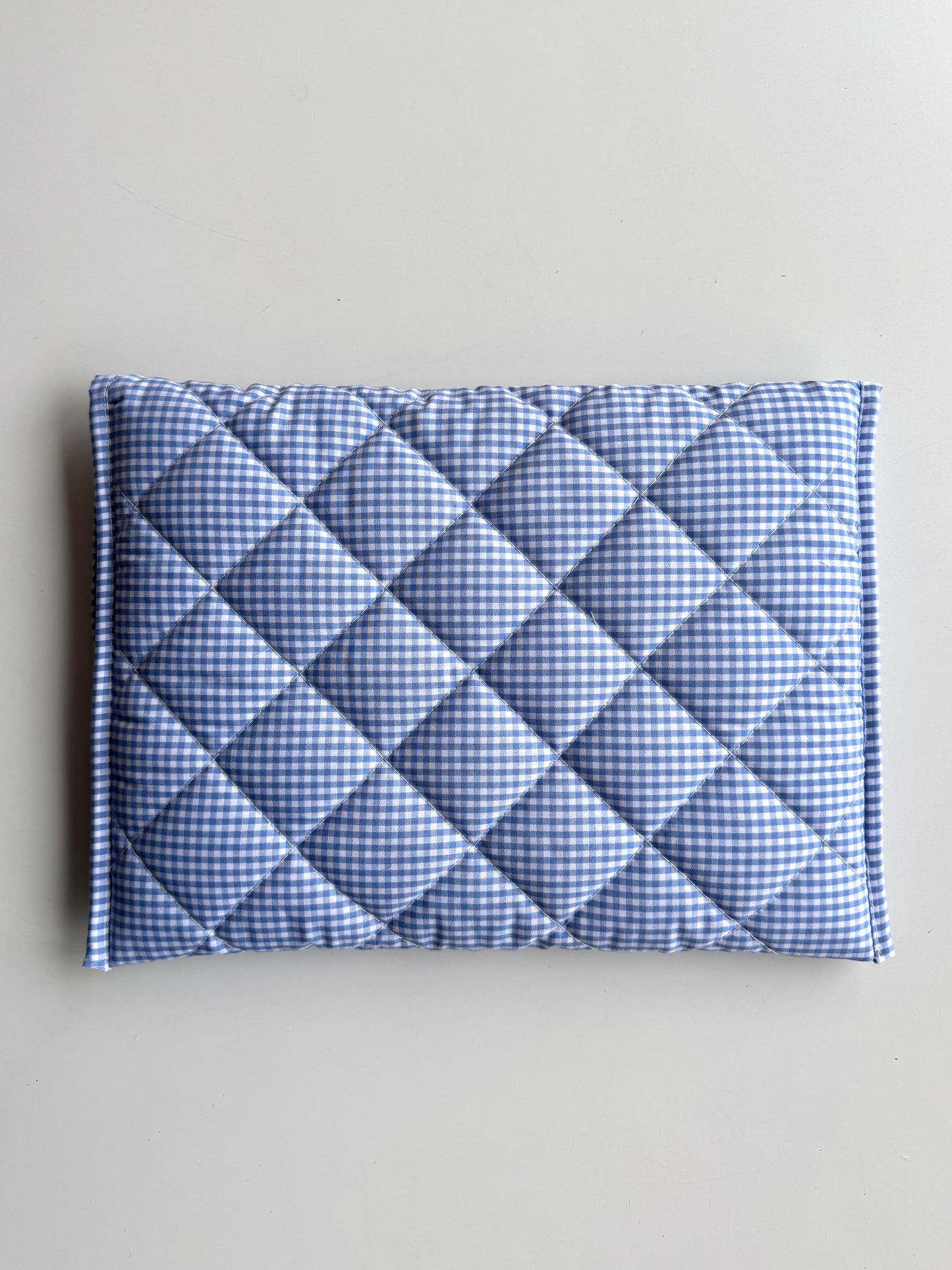 Laptoptasche Vichy Karo Blau-Weiß – Laptop & Tablet Hülle