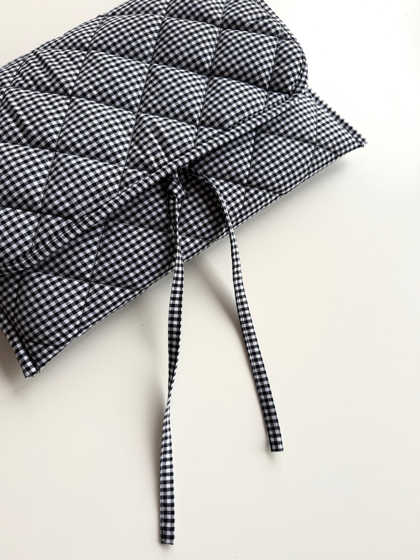 Laptoptasche Vichy Karo Schwarz-Weiß – Laptop & Tablet Hülle