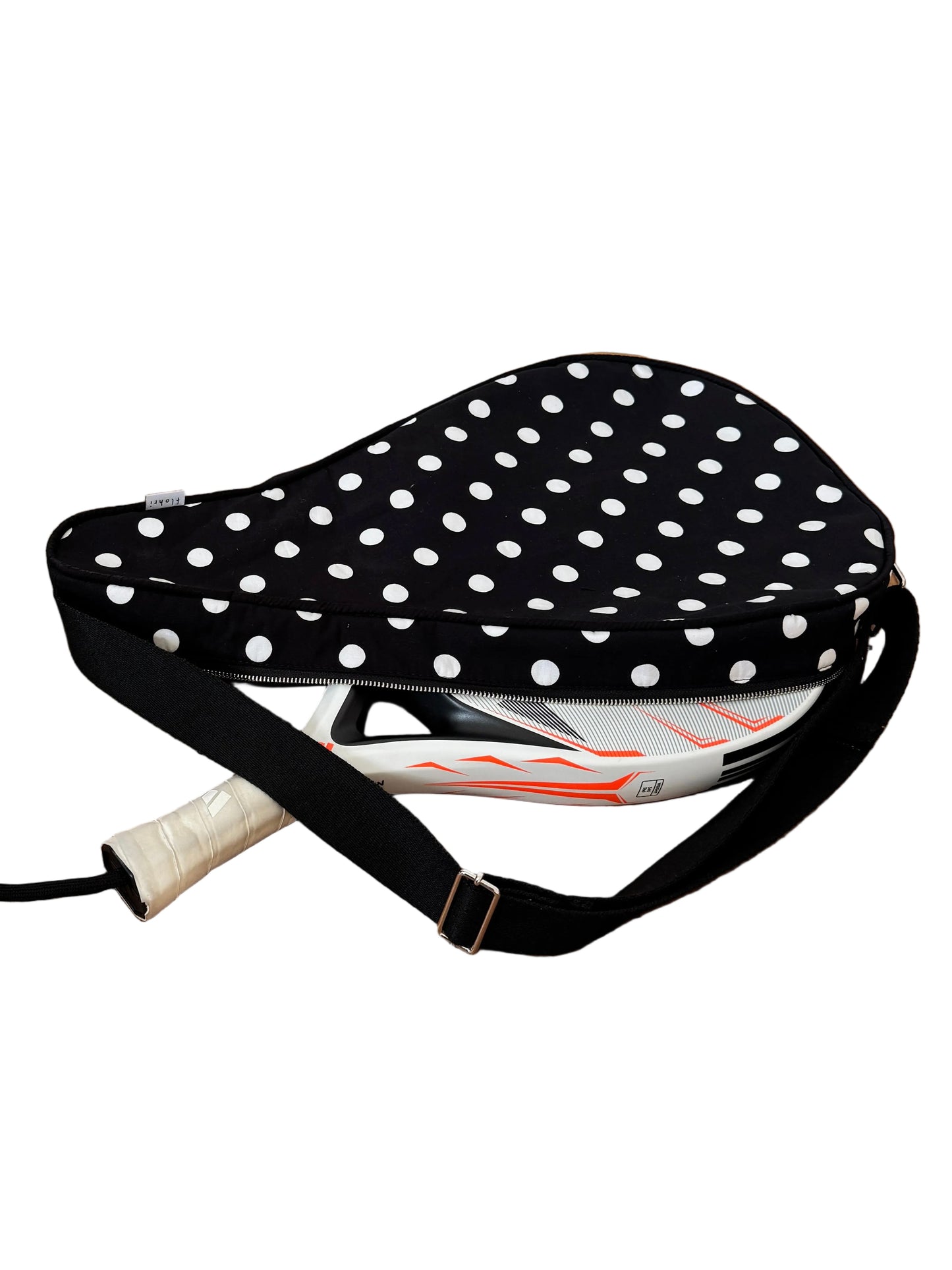 Padeltasche Punkte – Tragetasche für Padelschläger | Handmade in Hamburg