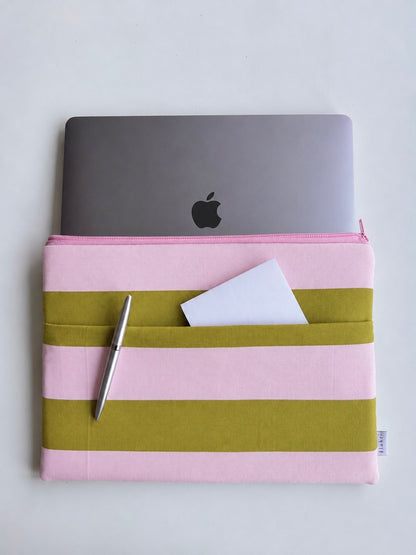 Laptoptasche & Tablethülle – rose/ochre