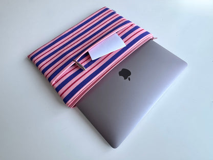 Laptoptasche & Tablethülle – pink/blue/berry