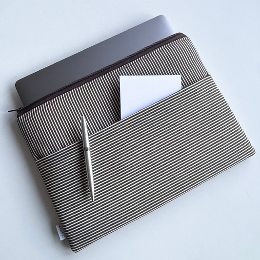 Laptoptasche & Tablethülle – choco stripes