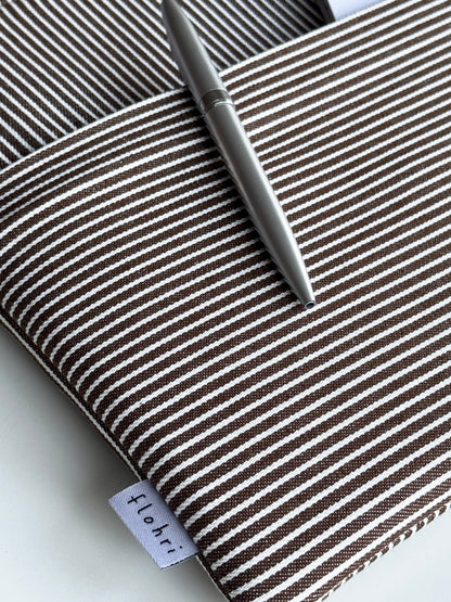 Laptoptasche & Tablethülle – choco stripes