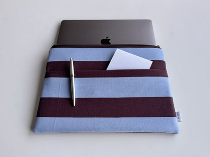 Laptoptasche & Tablethülle – sky/purple