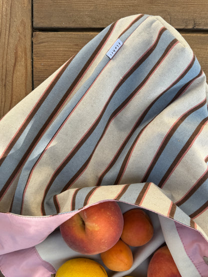 Hobo Bag & Strandtasche - summer stripes