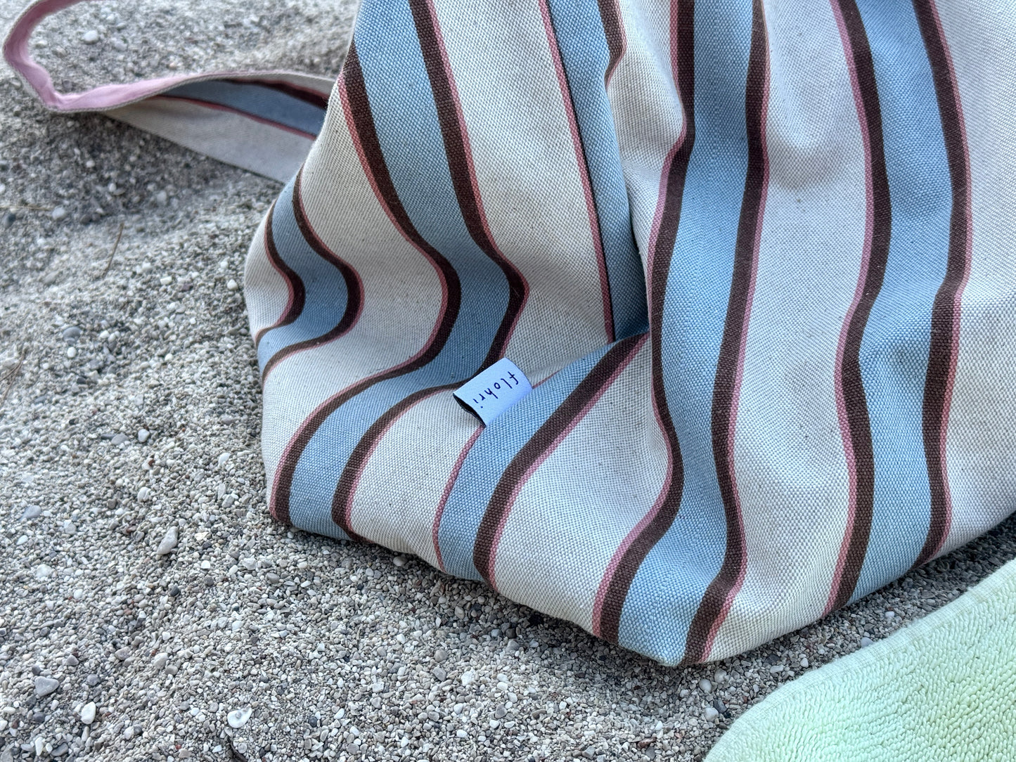 Hobo Bag & Strandtasche - summer stripes