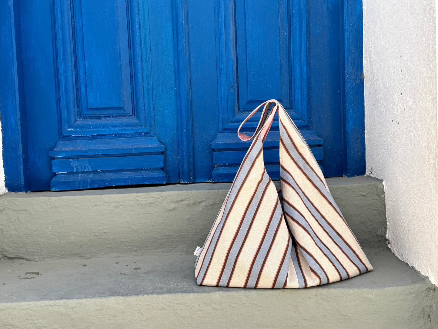 Hobo Bag & Strandtasche - summer stripes