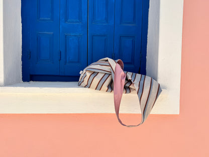 Hobo Bag & Strandtasche - summer stripes