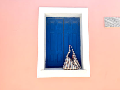Hobo Bag & Strandtasche - summer stripes