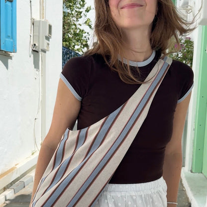 Hobo Bag & Strandtasche - summer stripes