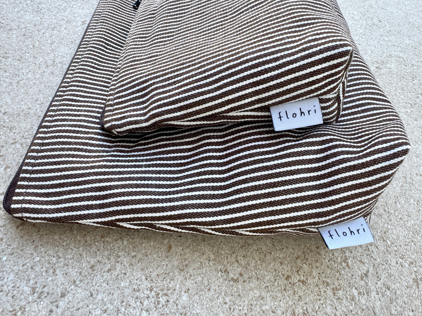 Kosmetiktasche – choco stripes