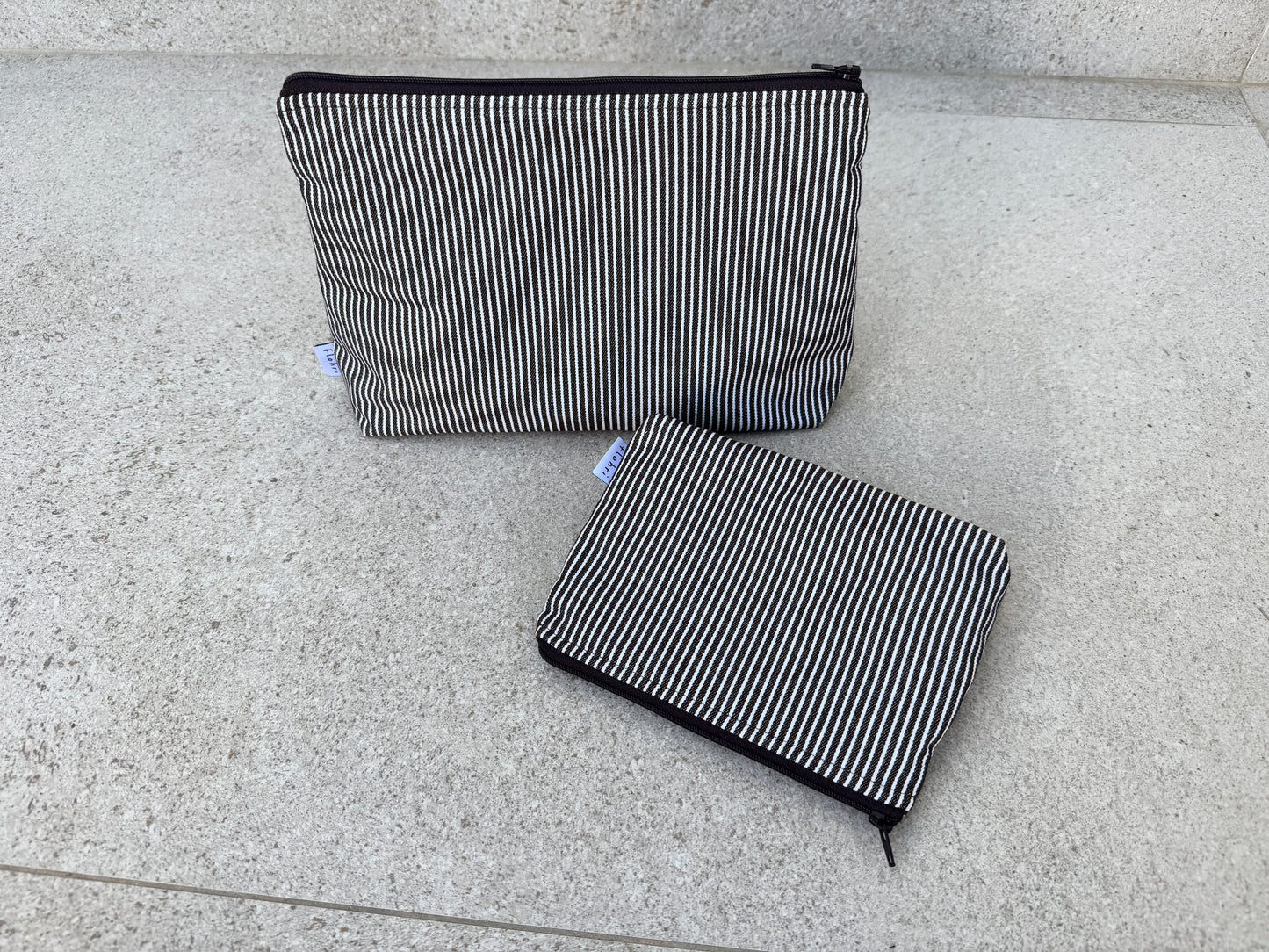 Kosmetiktasche – choco stripes