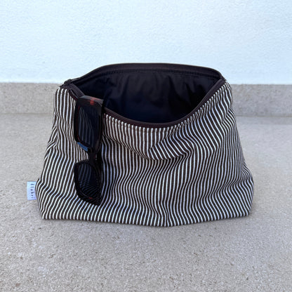 Kosmetiktasche – choco stripes