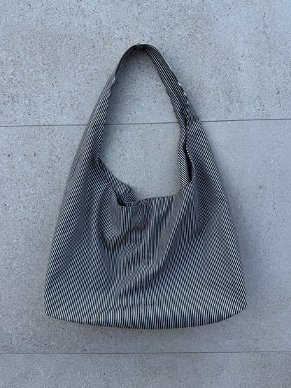 Hobo Bag & Strandtasche - choco stripes
