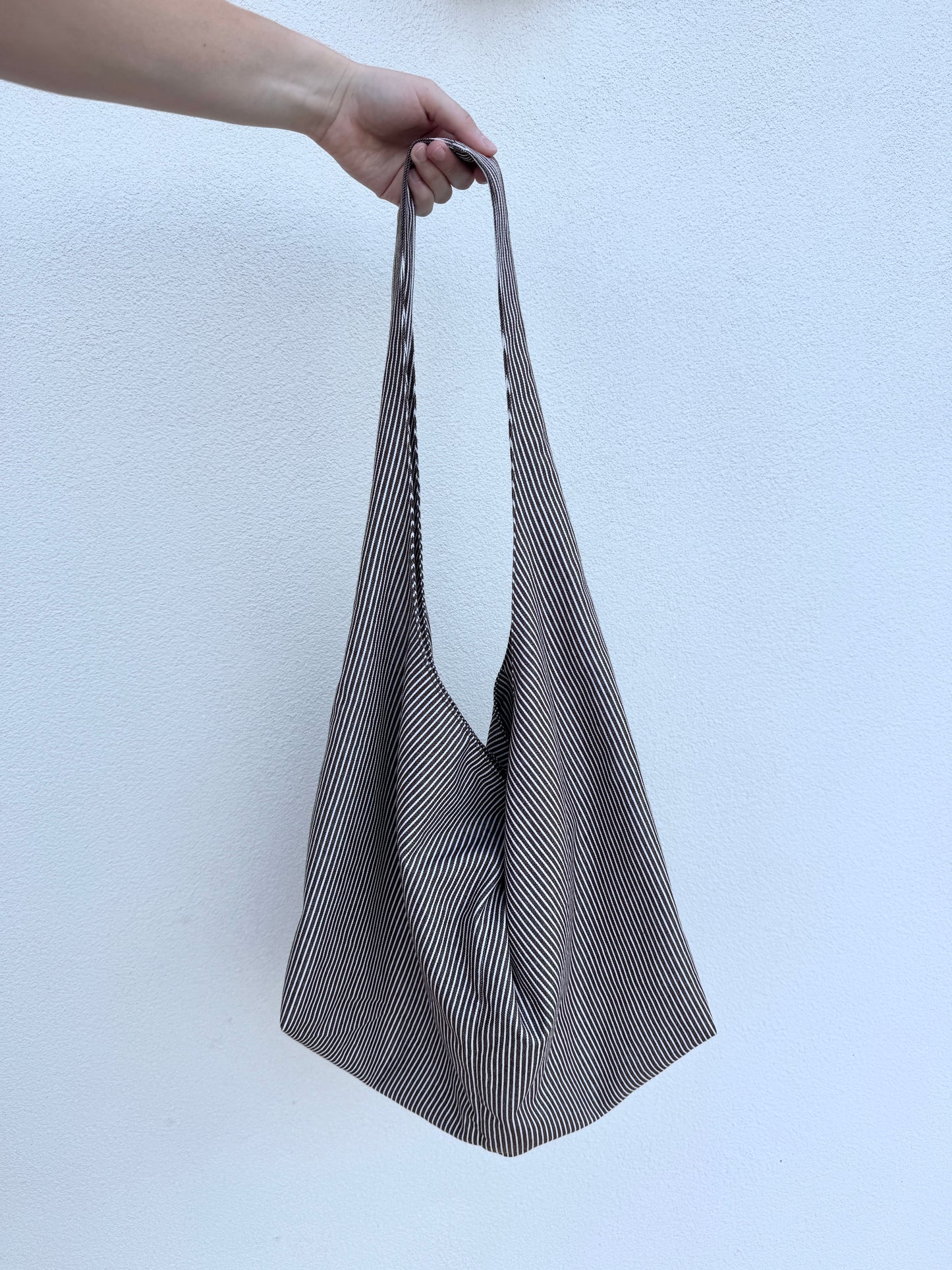 Hobo Bag & Strandtasche - choco stripes