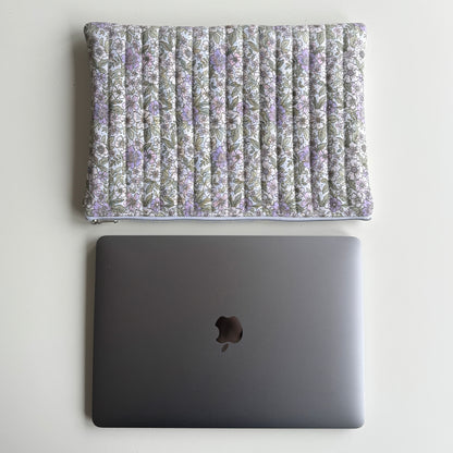 Laptoptasche Blumenmuster – Notebook & Tablet Hülle mit Reißverschluss