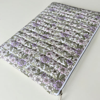 Laptoptasche Blumenmuster – Notebook & Tablet Hülle mit Reißverschluss
