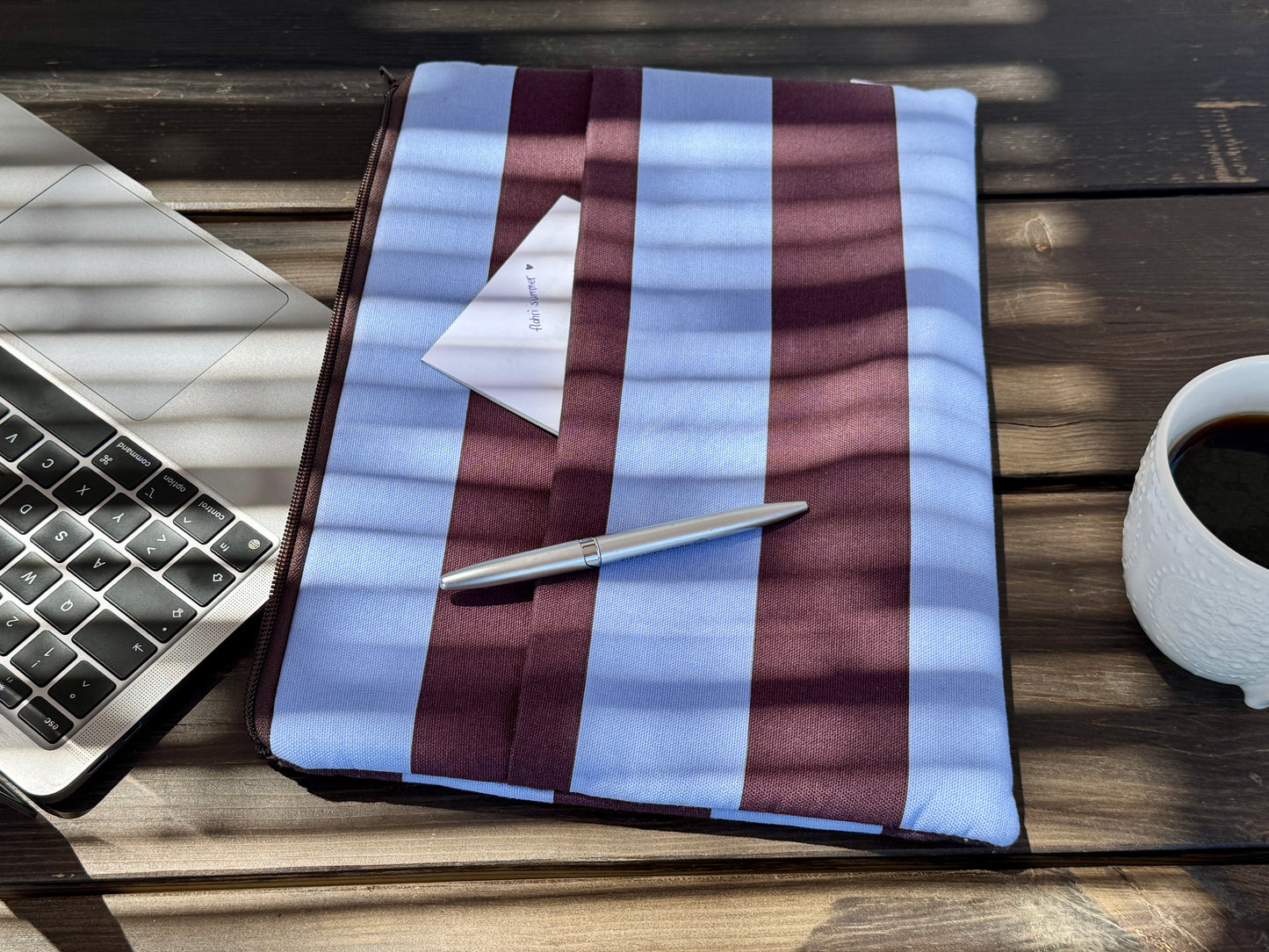 Laptoptasche & Tablethülle – sky/purple