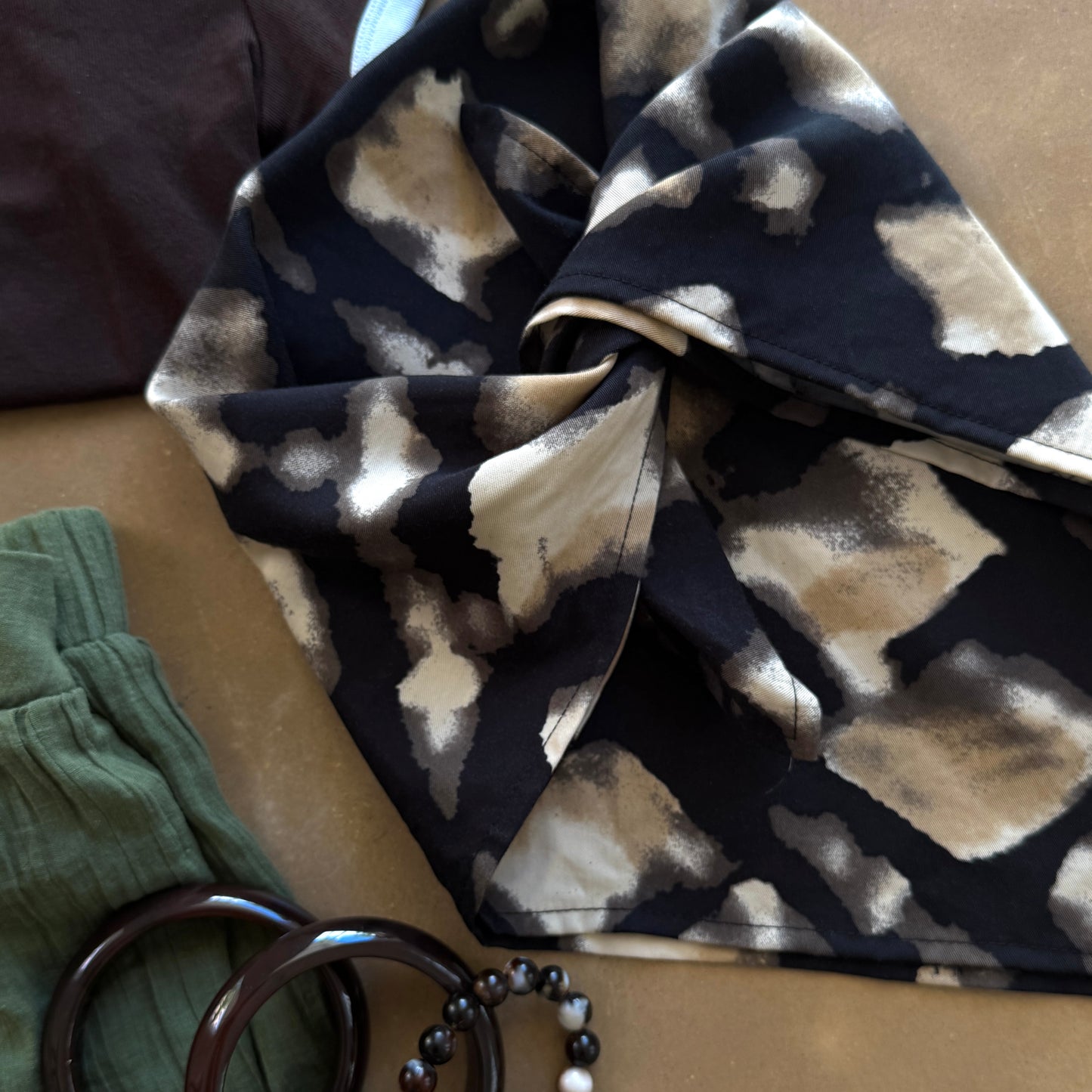 Bandana aus Viskose - Safari