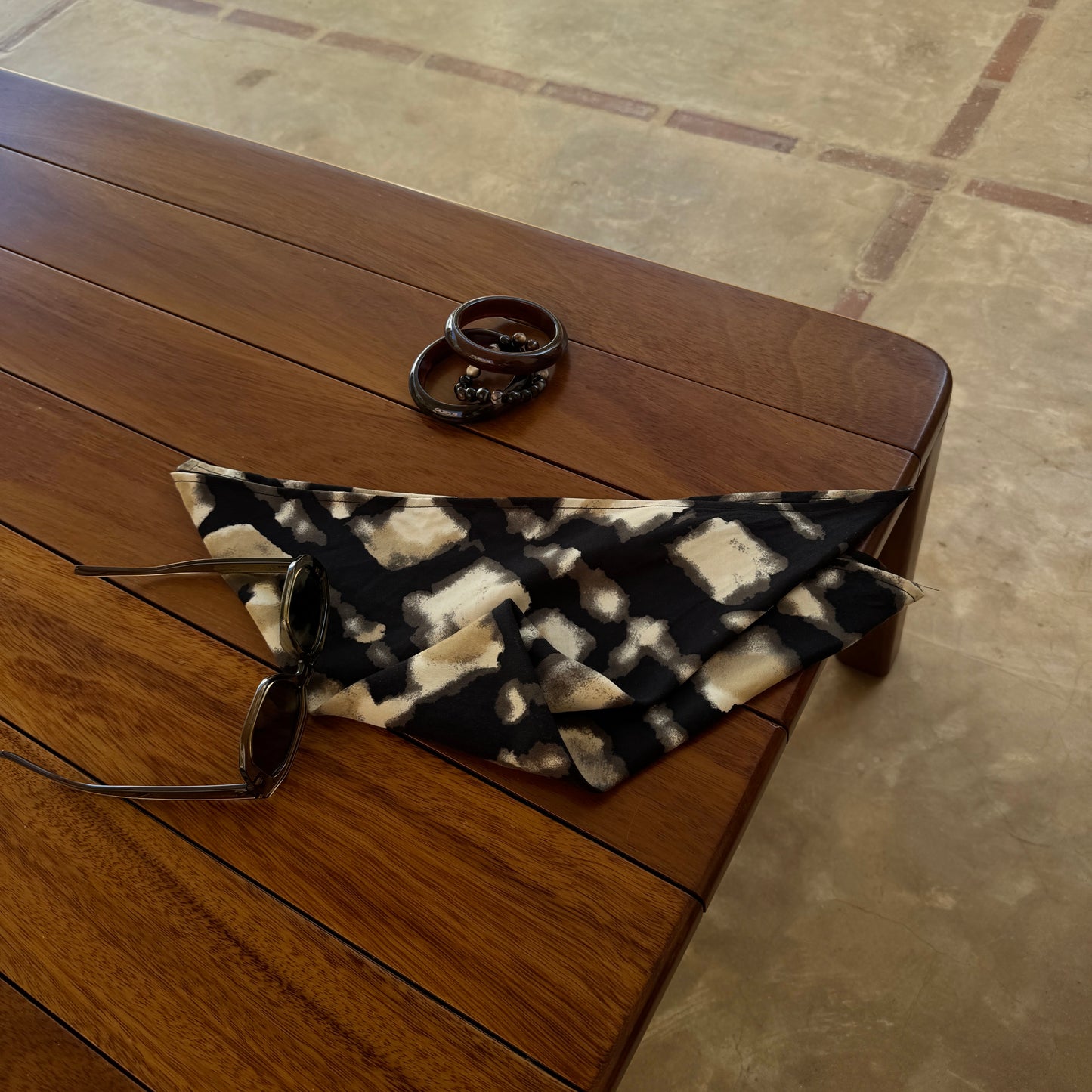 Bandana aus Viskose - Safari