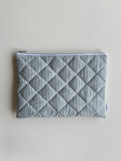 Laptoptasche Grün-Gestreift – Tablet & Notebook Hülle