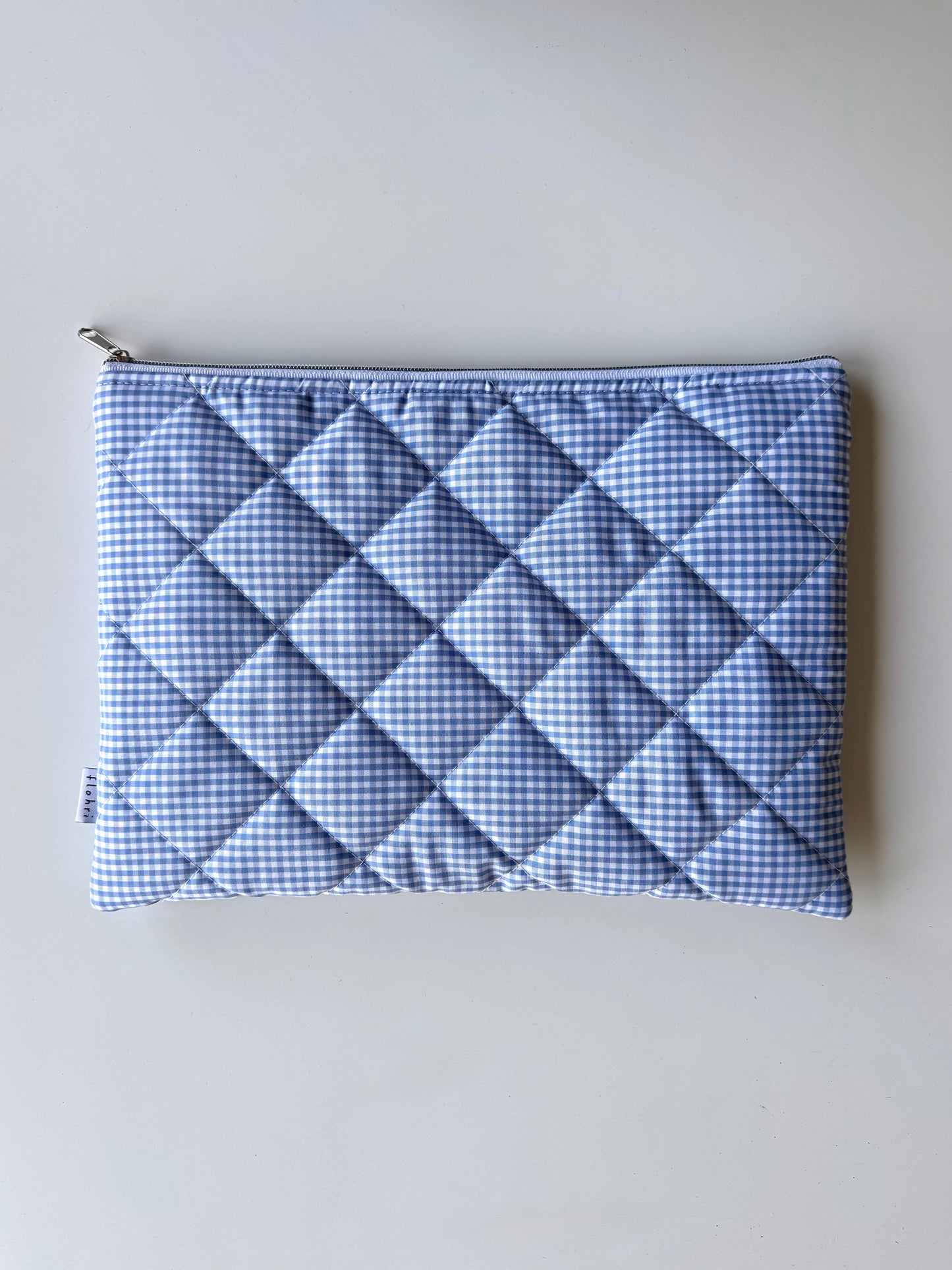 Laptoptasche Karo Blau – MacBook & Tablet Hülle