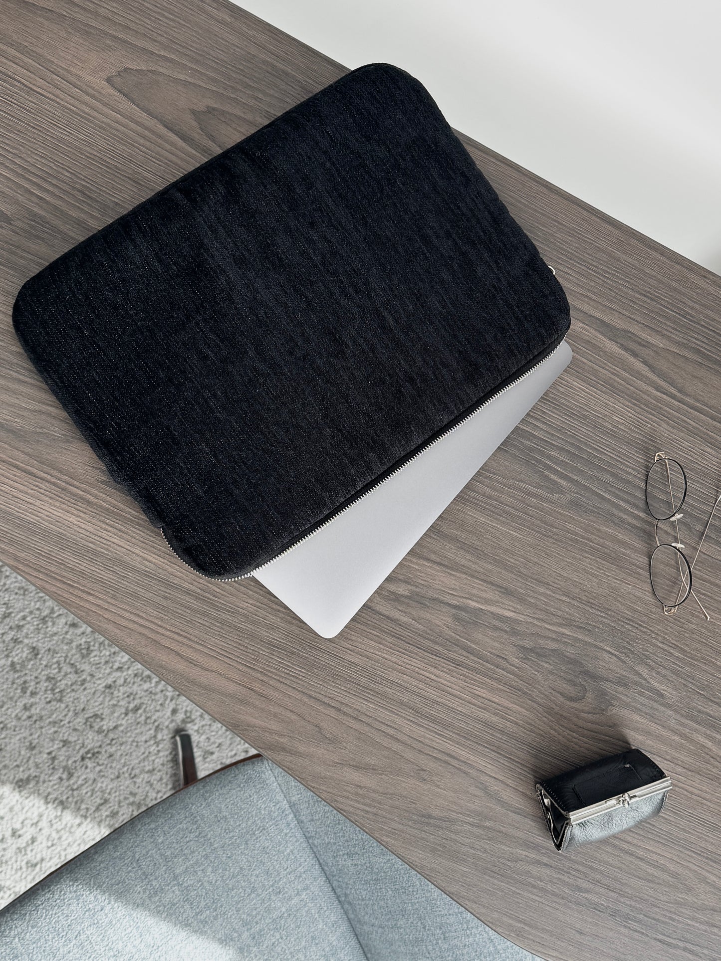 Premium Laptoptasche & Tablet-Hülle - Schwarz