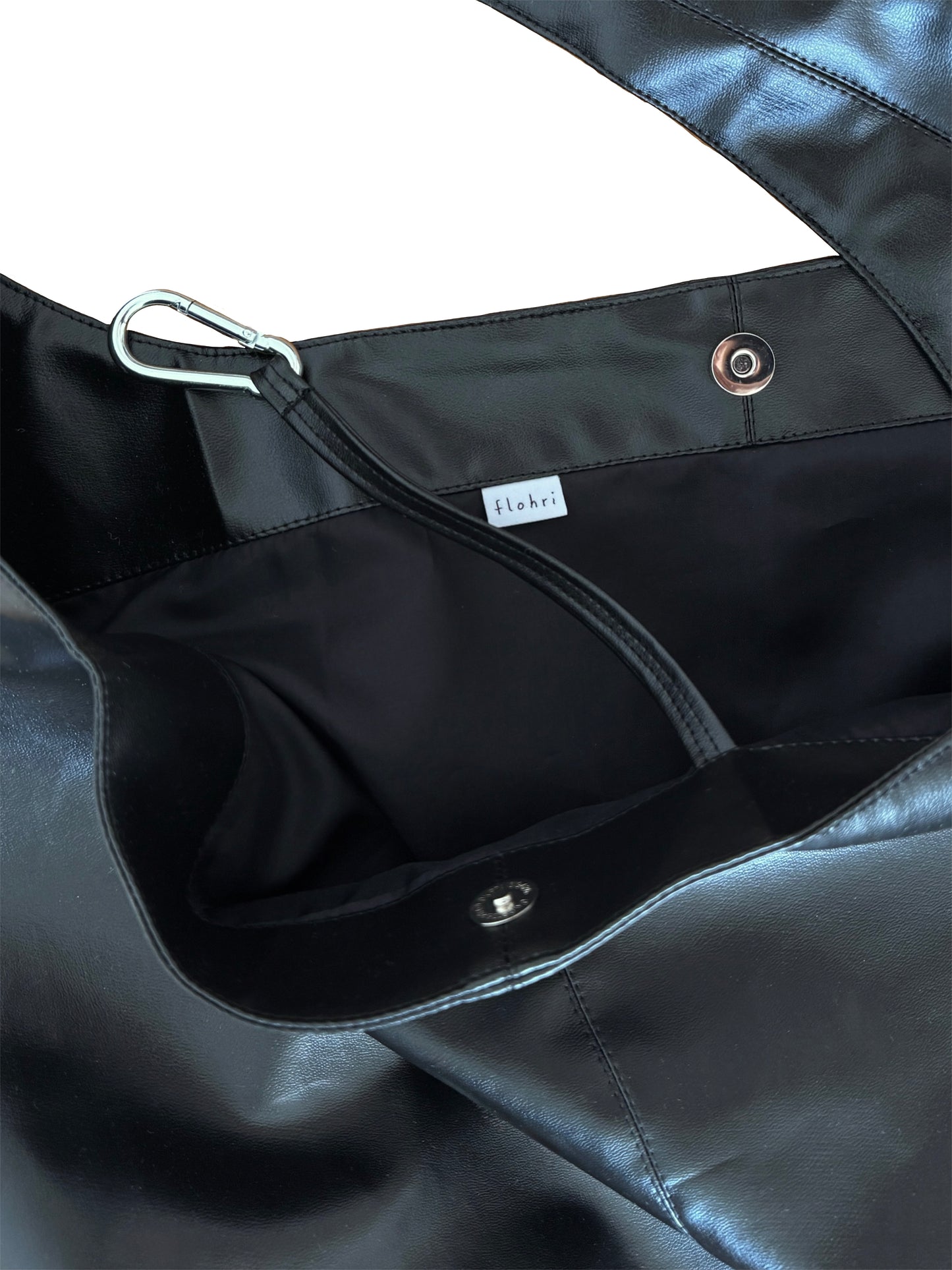 Hobo Bag – black Vegan Leather
