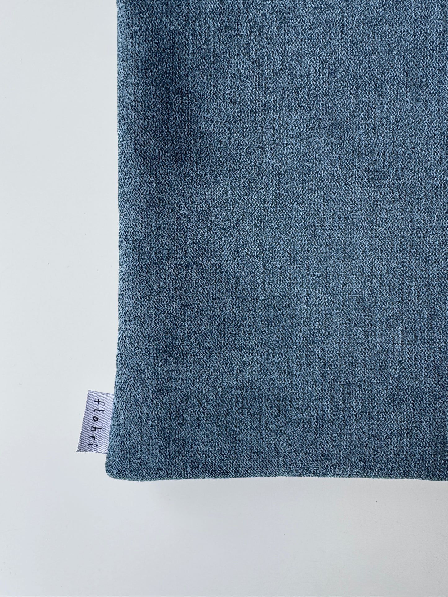 Laptoptasche & iPad Hülle - Velour blau