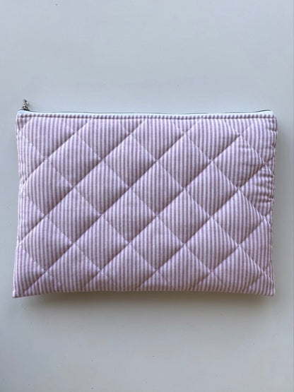 Laptoptasche rosa gestreift – Tablet & Notebook Hülle