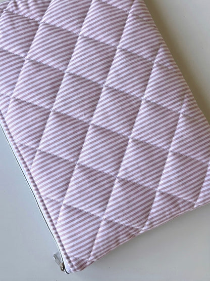 Laptoptasche rosa gestreift – Tablet & Notebook Hülle