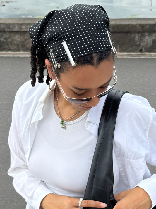 Bandana aus Viskose – Polka Dots