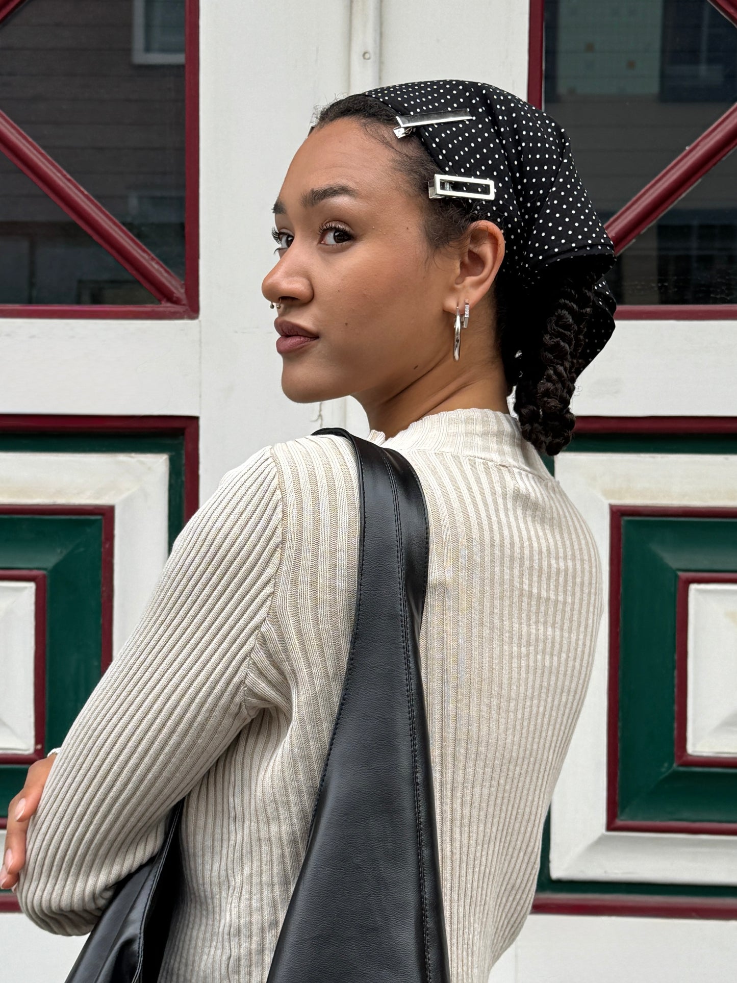 Bandana aus Viskose – Polka Dots