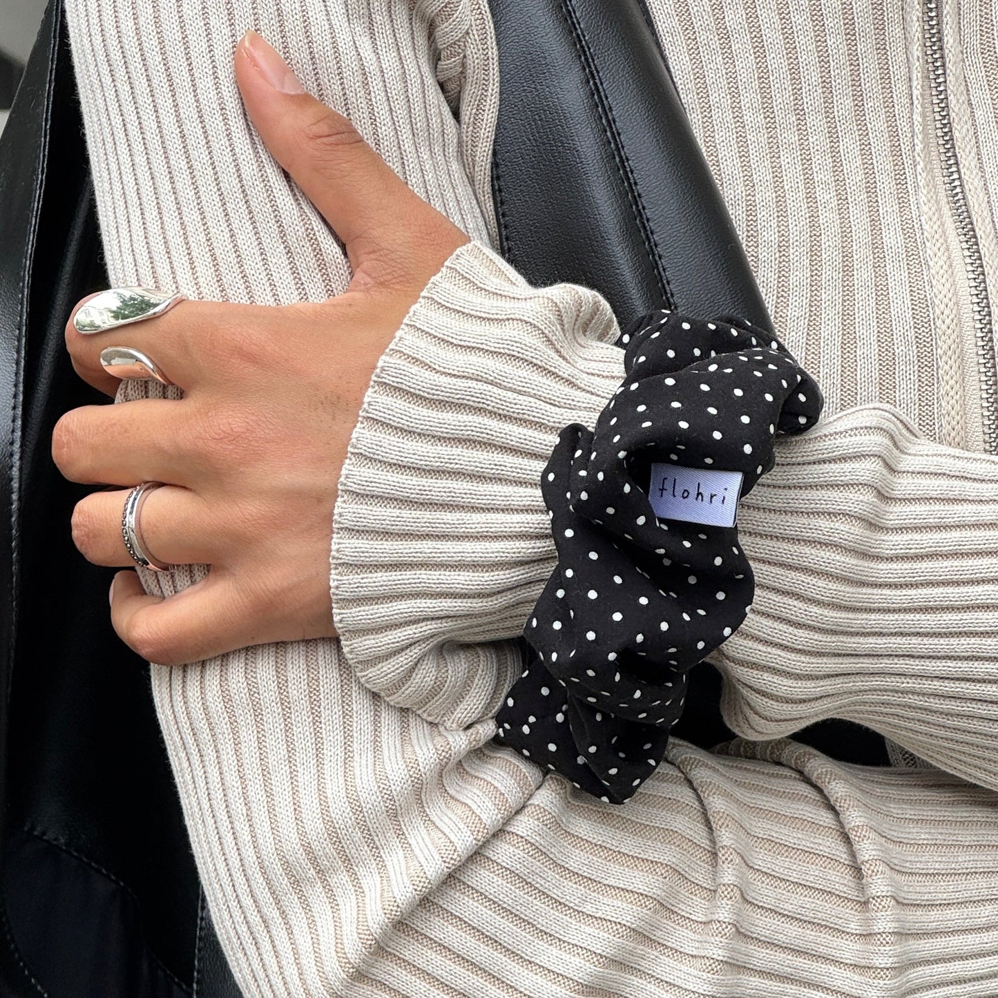 Scrunchie – gepunktet