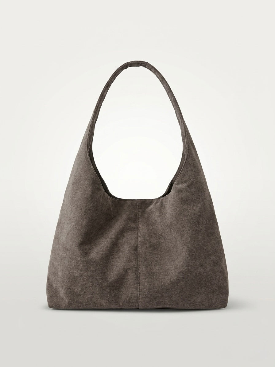 Hobo Bag – brown Velour