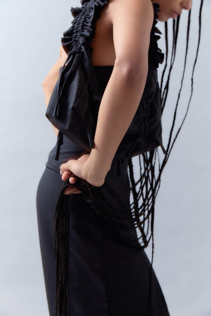 Pinstripe Ruffles