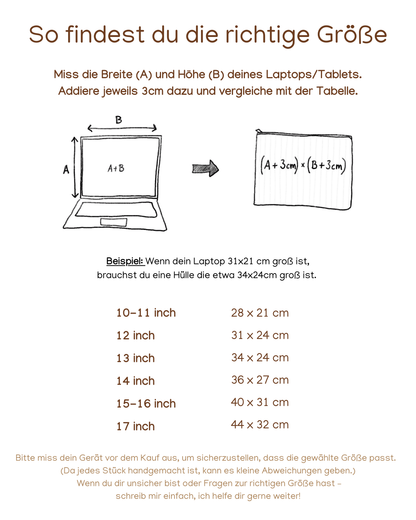 Laptoptasche Rosa – MacBook & Tablet Hülle