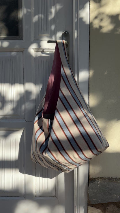 Hobo Bag & Strandtasche - summer stripes
