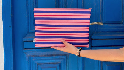 Laptoptasche & Tablethülle – pink/blue/berry